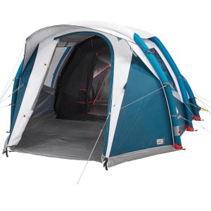 tente gonflable de camping air seconds 41 f and b 4 personnes 1 chambre