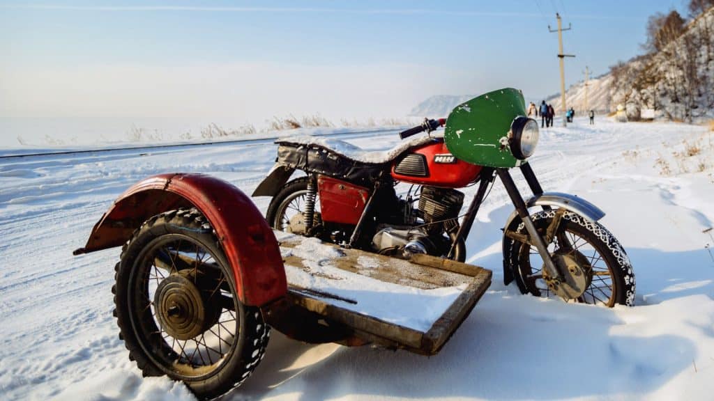 rouler moto hiver
